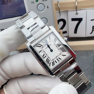 Cartier Tank Silver Dial 卡地亚 坦克 银盘