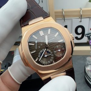 Patek Philippe Nautilus Rose Gold Dial 鹦鹉螺 玫瑰金盘